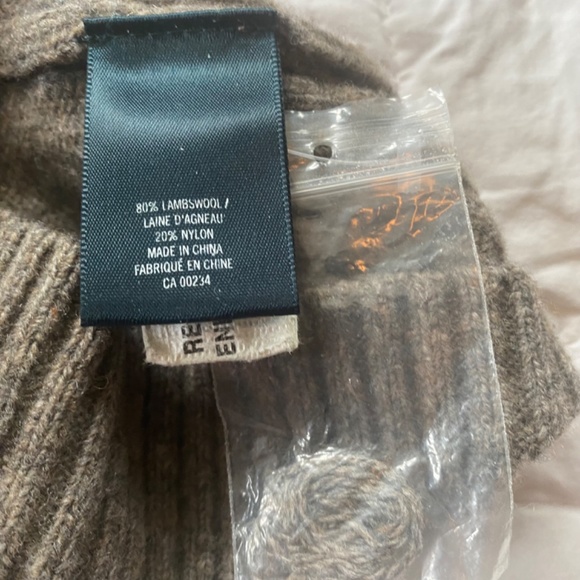 Hudson North Lambswool Blend Full zip sweater men’s size Large - Picture 6 of 6